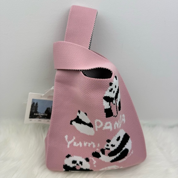 NWT Pinky Panda Stylish Essentials Handheld Bag - Picture 3 of 8